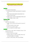 ATI RN Comprehensive Predictor Exam &vert; Latest 2024&sol;2025 Questions & Verified Answers A&plus;