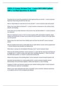 USPA A License Written Test &ndash; Latest 2025&sol;2026 Update &vert; 100&percnt; Verified Questions & Answers