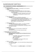 Samenvatting MFP Bloedsomloop biofysica &lpar;les 1&rpar;
