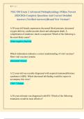 NSG 530 Exam 2 Advanced Pathophysiology-Wilkes Newest  2025&sol;2026 Complete Questions And Correct Detailed  Answers &lpar;Verified Answers&rpar;&vert;Brand New Version&excl;&excl; 
