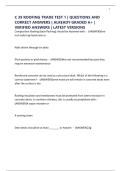 C 39 ROOFING TRADE TEST 1 &vert; QUESTIONS AND CORRECT ANSWERS &vert; ALREADY GRADED A&plus; &vert; VERIFIED ANSWERS &vert; LATEST VERSIONS