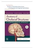 TEST BANK FOR Anatomy of Orofacial Structures&colon; A Comprehensive Approach 8th Edition by Richard W Brand&comma; Donald E Isselhard &lpar; All Chapters Covered&rpar;