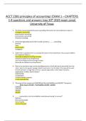 ACCT 2301 principles of accounting I EXAM 1 &ndash; CHAPTERS 1-4 questions and answers &lpar;sep 20th 2025 exam prep&rpar; University of Texas