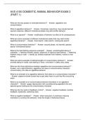 AVS 4100 DOMESTIC ANIMAL BEHAVIOR EXAM 3 &lpar;PART 1&rpar;