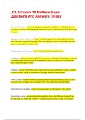 UCLA Comm 10 Midterm Exam Questions And Answers &vert;&vert; Pass
