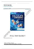Test Bank for Calculate with Confidence 8th Edition by Deborah Gray Morris Chapter 1-24 &vert; All Chapters with Answers and Rationals