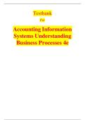 Test Bank For Accounting Information Systems Understanding Business Processes 4th Edition by Brett Considine&comma; Alison Parkes&comma; Karin Olesen&comma; Yvette Blount&comma; Derek Speer