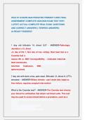 WGU D119 NURS 6840 PEDIATRIC PRIMARY CARE FINAL   ASSESSMENT COMPLETE 2025&sol;2026 EXAM TEST WITH  LATEST ACTUAL COMPLETE REAL EXAM  QUESTIONS                      AND CORRECT ANSWERS &lpar; VERIFIED ANSWERS&rpar;                    ALREADY PASSSED&excl;&excl; 