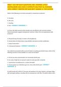 NR667- CEA FNP EXAM QUESTIONS AND  ANSWERS LATEST DOWNLOADED 2025&sol;2026 A COMPLETE SOLUTION ALL ANSWERS 100&percnt; CORRECT VERIFIED&sol;DETAILED BEST GRADED A&plus; FOR SUCCESS