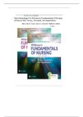 Test Bank for Davis Advantage for Wilkinson's Fundamentals of Nursing &lpar;2 Volume Set&rpar;&colon; Theory&comma; Concepts&comma; and Applications Fifth Edition &lpar;Treas&comma; 2025&rpar; &comma; All Chapters&period;