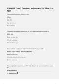 NSG 4100 Exam 3 Questions and Answers 2025 Practice Test