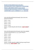 SCM FUNDAMENTALS EXAM 1 QUESTIONS AND VERIFIED ANSWERS WELL GRADED &lpar;NEW 2025&sol;2026 UPDATE&rpar;QUESTIONS WITH VERIFIED ANSWERS 100&percnt; CORRECT &sol;A&plus; GRADE
