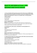 Regis NU 650 Midterm Exam &ndash; 200&plus;  Questions with Correct Answers 