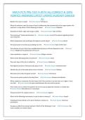 AMCA PCTC PRE-TEST A WITH ALL CORRECT & 100&percnt; VERIFIED ANSWERS&vert;LATEST UPDATE&vert;ALREADY GRADED A&plus;