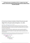 C949 Data Structures & Algorithms &lpar;CS101&rpar; A Common Sense Guide&colon; Chapters 1-18 Overview &lpar;all what you need to know&rpar; 2025 new update Western Governors University