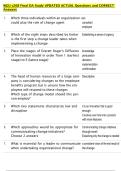 WGU c208 Final OA Study UPDATED ACTUAL Questions and CORRECT  Answers 