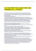 ILTS 290 PREP TEST QUESTIONS AND ANSWERS ALL CORRECT 
