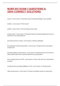 NURS 547 EXAM 1 QUESTIONS & 100&percnt; CORRECT SOLUTIONS