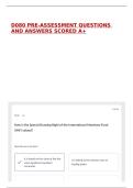 D080 PRE-ASSESSMENT QUESTIONS AND ANSWERS SCORED A&plus;