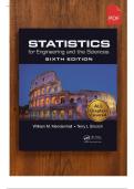 Solutions Manual for Statistics for Engineering and the Sciences &lpar;6th Edition&rpar; by Mendenhall and Sincich