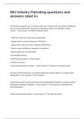 MCI Infantry Patrolling questions and answers rated A&plus;