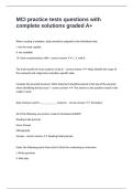 MCI practice tests questions with complete solutions graded A&plus;