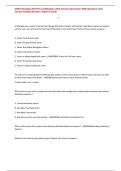 &lpar;NSP&rpar; Workday HCM Pro Certification 2025 Actual Latest Exam With 100 Questions And Correct Verified Answers&period; Rated A Grade