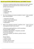ALU 301 Exam ACTUAL UPDATED Questions and CORRECT Answers 