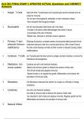 ALU 301   Bundled Exam Questions WITH  CORRECT Answers