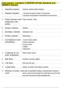  Mold  Bundled Exam Questions WITH  CORRECT Answers