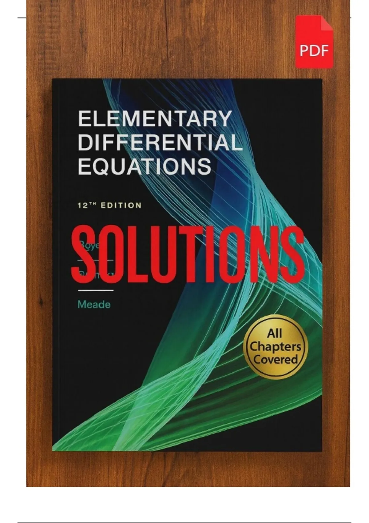 Solutions Manual for Elementary Differential Equations (12th Edition