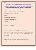 CIT 332 FINAL EXAM NEWEST 2025&sol;2026 ACTUAL EXAM WITH  COMPLETE QUESTIONS AND CORRECT DETAILED ANSWERS &lpar;100&percnt;  VERIFIED ANSWERS&rpar; &vert;ALREADY GRADED A&plus;&vert; &vert;&vert;PROFESSOR  VERIFIED&vert;&vert;