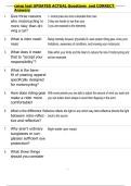 cmsp test UPDATED ACTUAL Questions  and CORRECT  Answers 