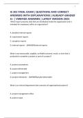 IS 303 FINAL EXAM &vert; QUESTIONS AND CORRECT ANSWERS WITH EXPLANATIONS &vert; ALREADY GRADED A&plus; &vert; VERIFIED ANSWERS &vert; LATEST VERSION 2025