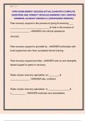 CPRS EXAM NEWEST 2025&sol;2026 ACTUAL EXAM WITH COMPLETE  QUESTIONS AND CORRECT DETAILED ANSWERS &lpar;100&percnt; VERIFIED  ANSWERS&rpar; &vert;ALREADY GRADED A&plus;&vert; &vert;&vert;PROFESSOR VERIFIED&vert;&vert; 