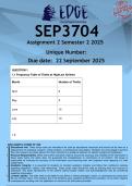 SEP3704 Assignment 2 &lpar;ANSWERS&rpar; Semester 2 2025 - DISTINCTION GUARANTEED