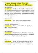 Foreign Service Officer Test - US History Exam Questions And Answers&period;docx