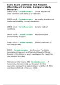 LCDC Exam Questions and Answers &lpar;Most Recent Version&comma; Complete Study Material&rpar;&period;