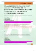 NR226 HESI STUDY EXAM NEWEST  2025&sol;2026 COMPLETE ALL 100  QUESTIONS AND CORRECT DETAILED  ANSWERS &vert;ALREADY GRADED  A&plus;&vert;&vert;ALREADY GRADED A&plus; 