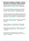 D270-Garcia Midterm &lpar;Chapter 1&rpar; Exam Questions and Answers &lpar;Solved Papers&rpar;&period;