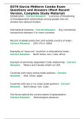 D270 Garcia Midterm Combo Exam Questions and Answers &lpar;Most Recent Version&comma; Complete Study