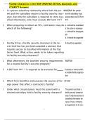 Facility Clearances in the NISP UPDATED ACTUAL Questions and  CORRECT Answers 