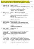 ISP - Security Administration & Management Section A &ndash; NISP  General UPDATED ACTUAL Questions and CORRECT Answers
