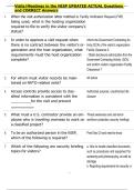 Visits&sol;Meetings in the NISP UPDATED ACTUAL Questions  and CORRECT Answers 