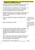 NISP  Bundled Exam Questions WITH  CORRECT Answers