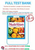 Test Bank for Nutrition&colon; Concepts and Controversies&comma; 16th Edition&comma; Frances Sizer&comma; Ellie Whitney & Leonard Pich&eacute;&period;&vert;&vert;All chapters 1-15 included&period;