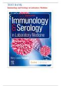 Test Bank - Immunology and Serology in Laboratory Medicine&comma; 8th Edition - Turgeon&comma; Chapters 1 - 27