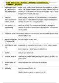 COM 312 exam 2 ACTUAL UPDATED Questions and  CORRECT Answers