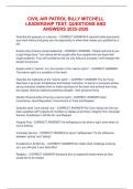 Civil Air Patrol Billy Mitchell Leadership Test&period; questions and answers 2025-2026