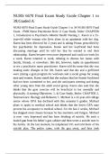 NURS 6670 Final Exam Study Guide Chapter 1 to 39&semi; Graded